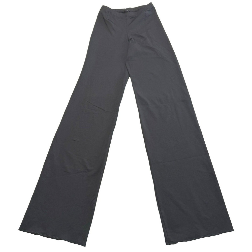 Motionwear Wide Leg Dance Pants Women Medium Adult Black Tactel Nylon Spandex